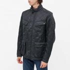 Barbour Men's International Ariel Polarquilt Jacket in Navy