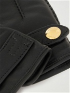 TOM FORD - Cashmere-Lined Full-Grain Leather Gloves - Black