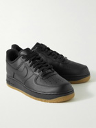 Nike - Air Force 1 '07 Leather Sneakers - Black