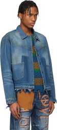 Andersson Bell Blue Rodeo Motorcycle Denim Jacket