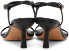 ANINE BING Black Invisible Heeled Sandals