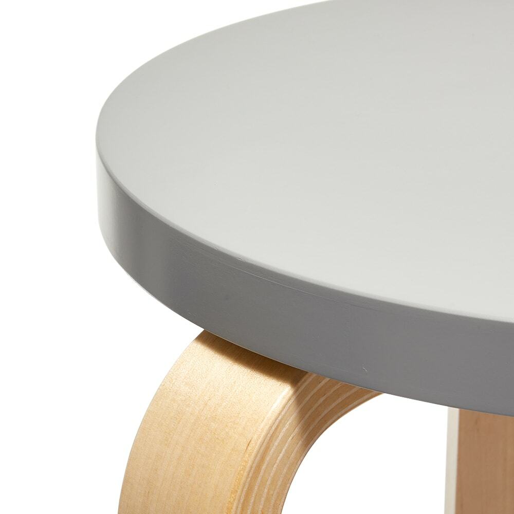 Artek Alvar Aalto 1933 Stool 60 in Lacquered Grey