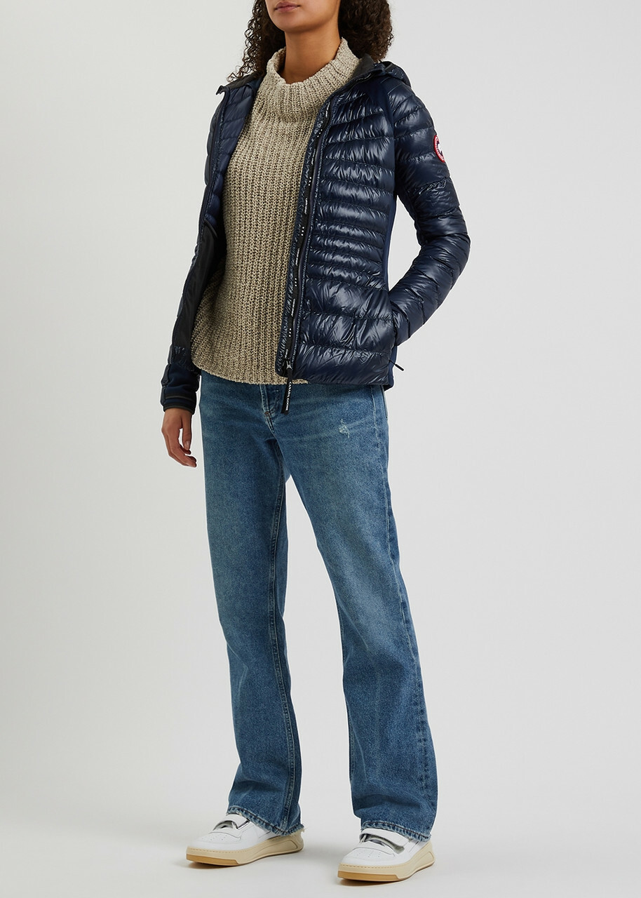 Canada Goose Women's Small Navy Hybridge Lite Quilted Shell Canada Goose Women's Small Navy Hybridge Lite Quilted Shell
