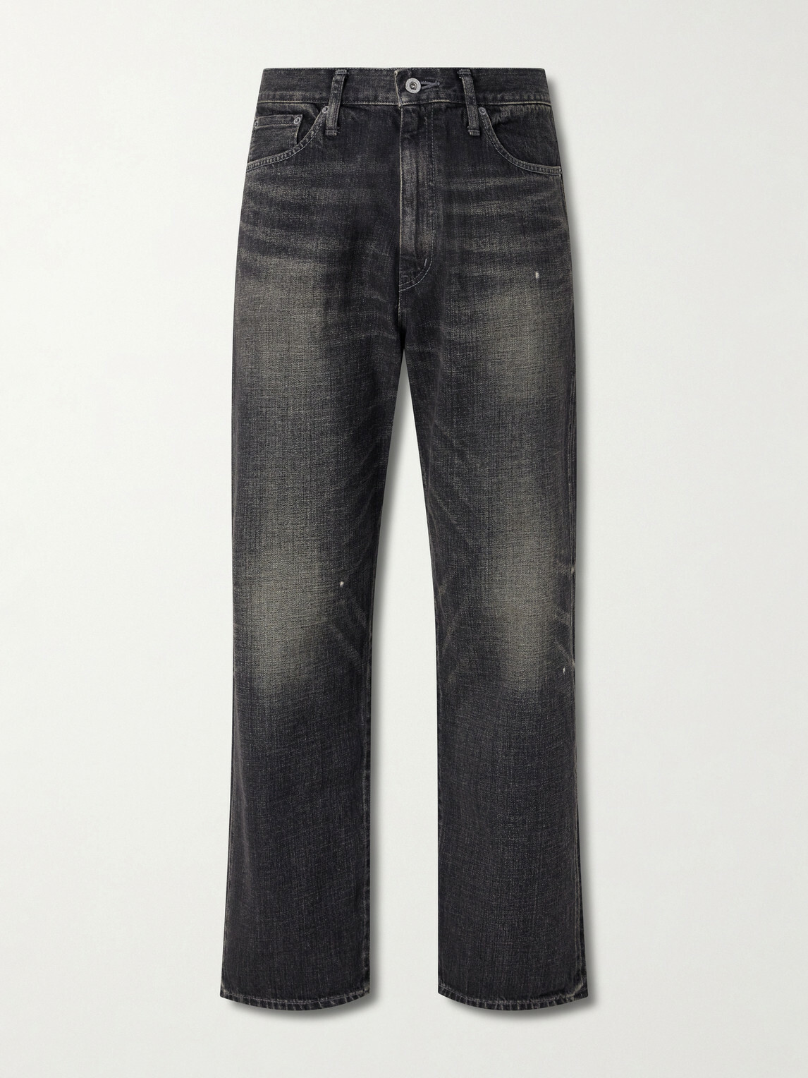NEIGHBORHOOD Washed Lightweight デニムJK M Neighborhood - Washed Straight-Leg Denim - Black Neighborhood