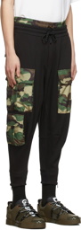 Dolce & Gabbana Black Cotton Lounge Pants