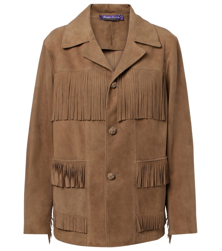 Photo: Ralph Lauren Collection Perce fringed suede jacket
