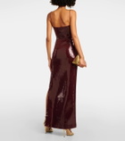 Galvan Stargaze sequined gown