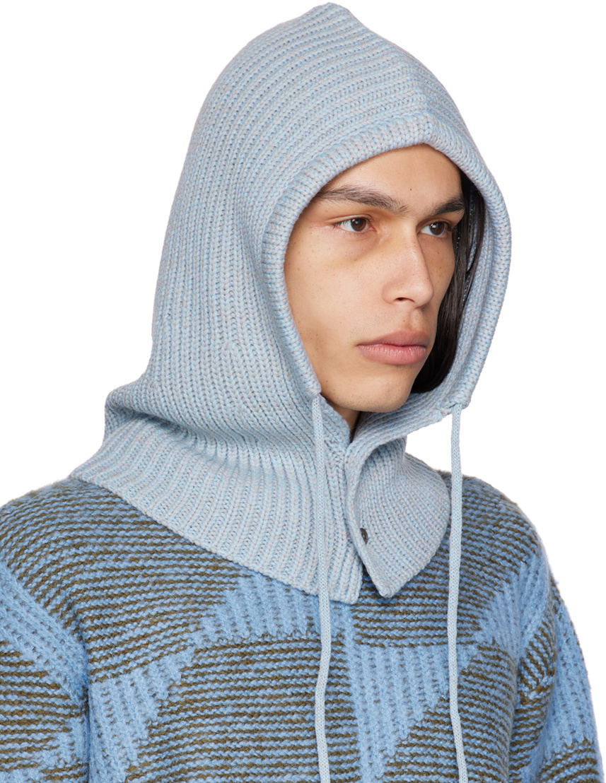 AFTER PRAY Blue Drawstring Beanie