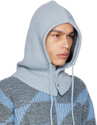AFTER PRAY Blue Drawstring Beanie