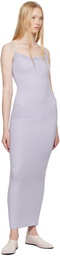SKIMS Purple Fits Everybody Lace Long Slip Maxi Dress