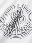 Moncler - Logo-Appliquéd Printed Cotton-Jersey T-Shirt - White