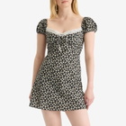 House Of Sunny Women's Ditsy Daisy Mini Dress in Multi