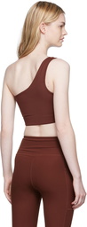 Girlfriend Collective Brown Bianca Sport Bra