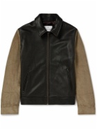 Kingsman - Argylle Corduroy and Full-Grain Leather Jacket - Brown