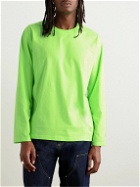 Stockholm Surfboard Club - Greg Logo-Print Organic Cotton-Jersey T-Shirt - Green