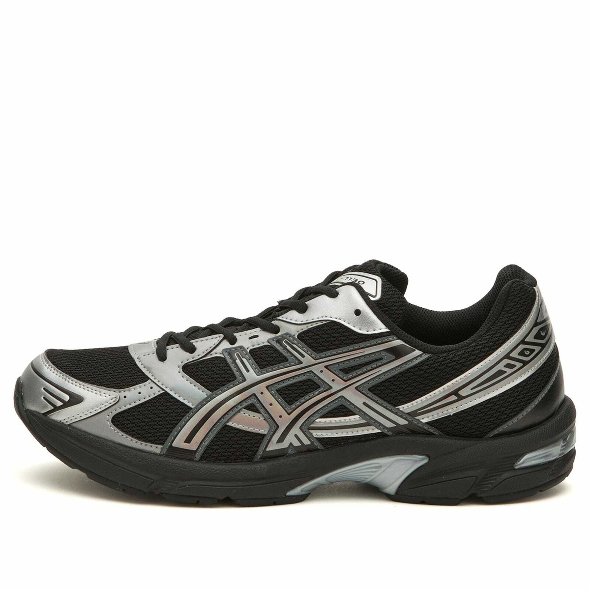 Asics Gel-1130 Sneaker in Black/Pure Silver