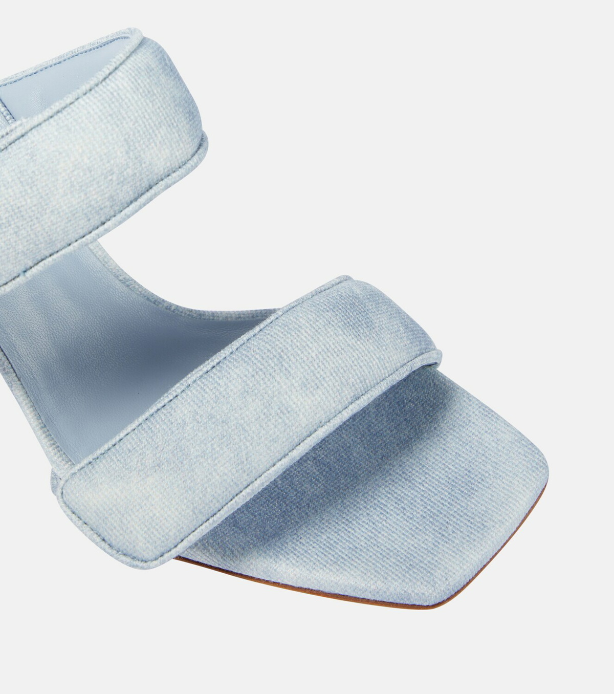 ☆関税込み☆【GIA BORGHINI】17 Uni denimplatformthongsandals Gia 17 Uni denim platform thong sandals in blue - Gia
