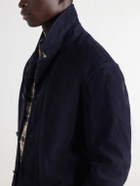 Mr P. - Suede Jacket - Blue