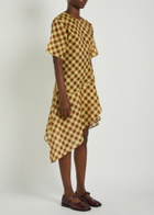 Damson Madder Harmony Lyocell and Cotton-blend Midi Dress Multicoloured