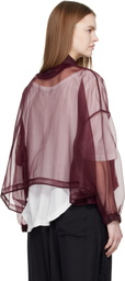 UNDERCOVER Burgundy UC1E8201 Coach Shirt