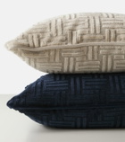 Etro Flag monogram corduroy cushion