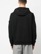 STONE ISLAND - Logo Cotton Hoodie