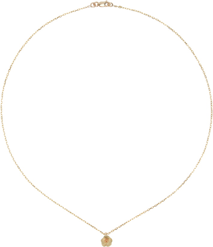 Photo: Bernard James Gold FLORA Hellebore Necklace