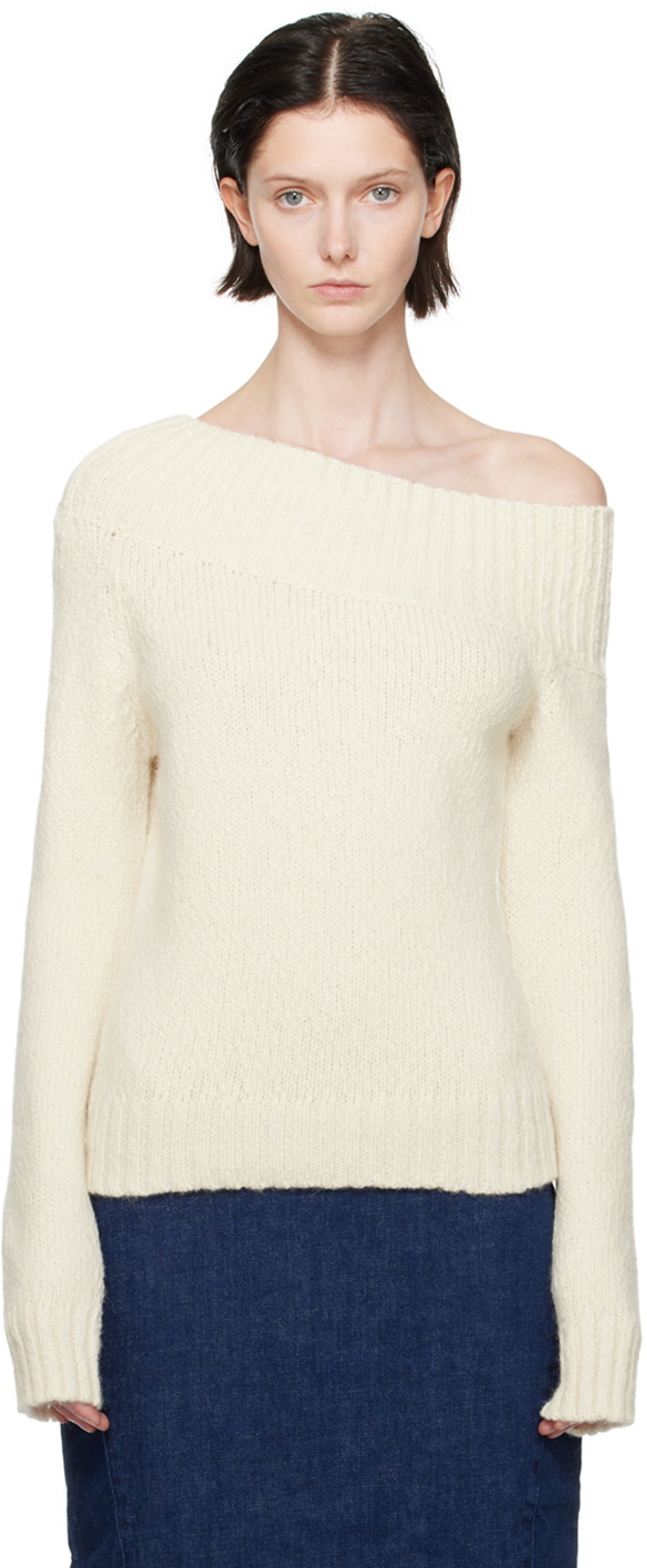 PALOMA WOOL ニット/ off white / XLサイズ Paloma Wool Off-White Solo Sweater Paloma Wool
