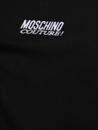 MOSCHINO - Logo Embroidery Cotton Jersey T-shirt