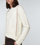 Loro Piana - Patchwork virgin wool sweater