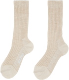 Jacquemus Beige Le Raphia 'Les Chaussettes Duna' Socks