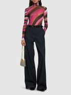 PUCCI Printed Sheer Long Sleeve Top