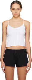 Cou Cou White 'The Long' Camisole