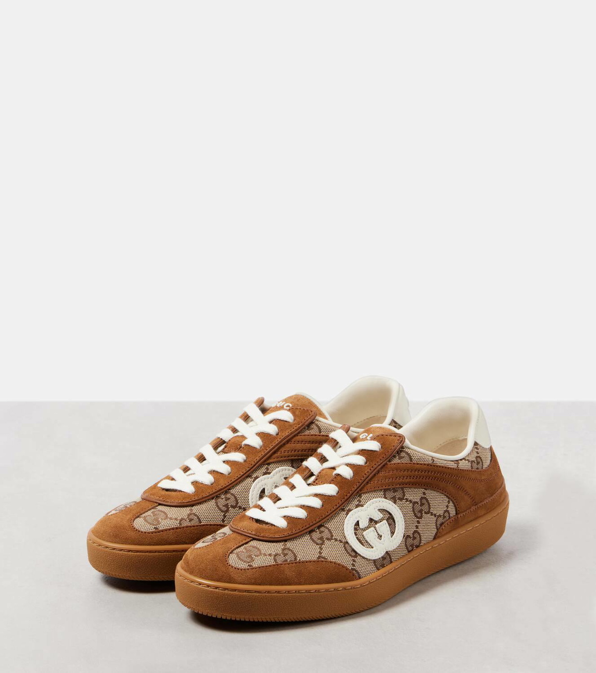 Gucci Interlocking G GG Canvas suede sneakers Gucci