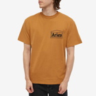 Aries Men's Temple T-Shirt in Camel