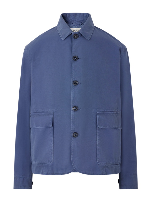 Photo: Valstar - Cotton-Canvas Field Jacket - Blue