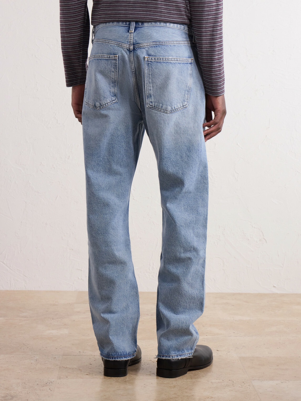 AGOLDE - 90's Straight-Leg Distressed Organic Cotton Jeans - Blue