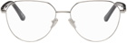 Balenciaga Silver Round Glasses