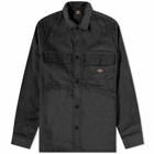 Dickies Men's Higginson Corduroy Shirt in Black