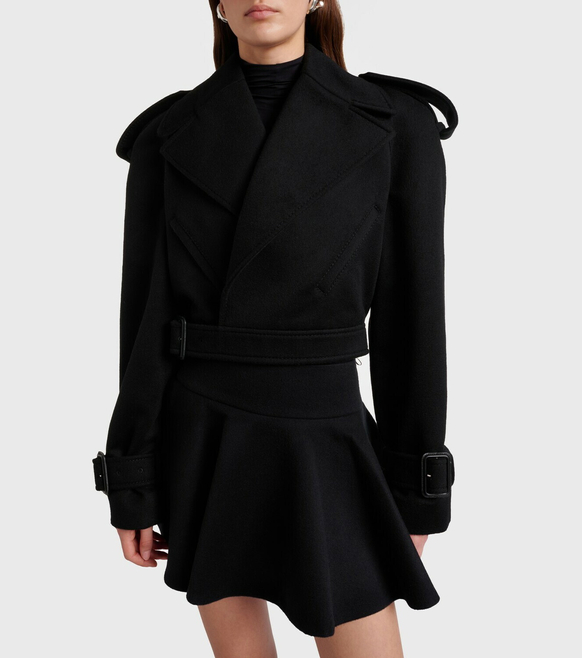 Wardrobe.NYC Cropped wool jacket