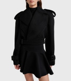 Wardrobe.NYC Cropped wool jacket