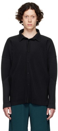 Homme Plissé Issey Miyake Black Polyester Shirt