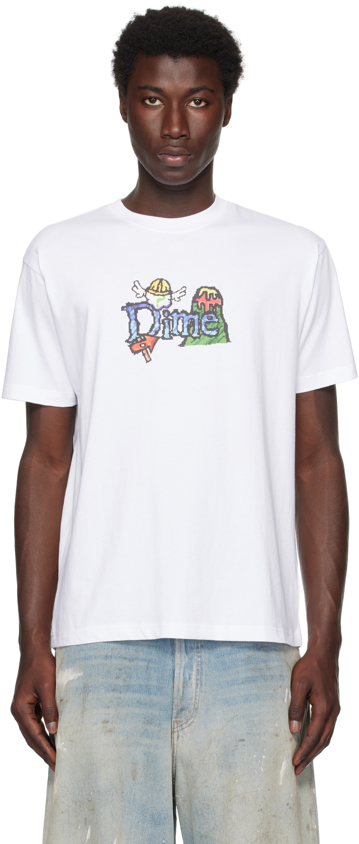 関税送料込み【DIME】Witness T-Shirt (White) Dime - WHITE WITNESS T-SHIRT – LE LABO STORE