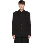 Yohji Yamamoto Black Notch Blazer