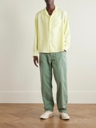 Visvim - Carrol Tapered Cotton-Gabardine Cargo Pants - Green