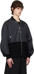 UNDERCOVER Black UC1E4207-2 Bomber Jacket