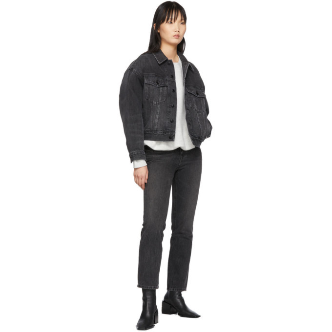 Alexander Wang Black Denim Game Jacket Alexander Wang