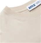 AFFIX - Logo-Print Cotton-Jersey T-Shirt - Neutrals