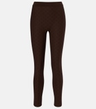Gucci GG jersey jacquard leggings