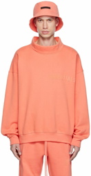Essentials Pink Mock Neck Sweatshirt